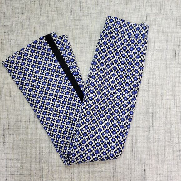 Anthropologie Maeve Pull On Bootcut Pants Blue XS - Picture 7 of 14